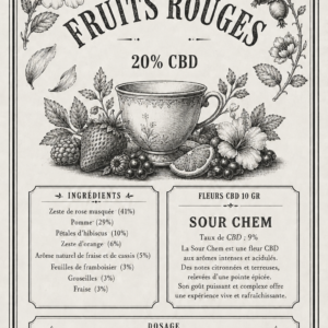 Infusion Fruits Rouges – 20% CBD